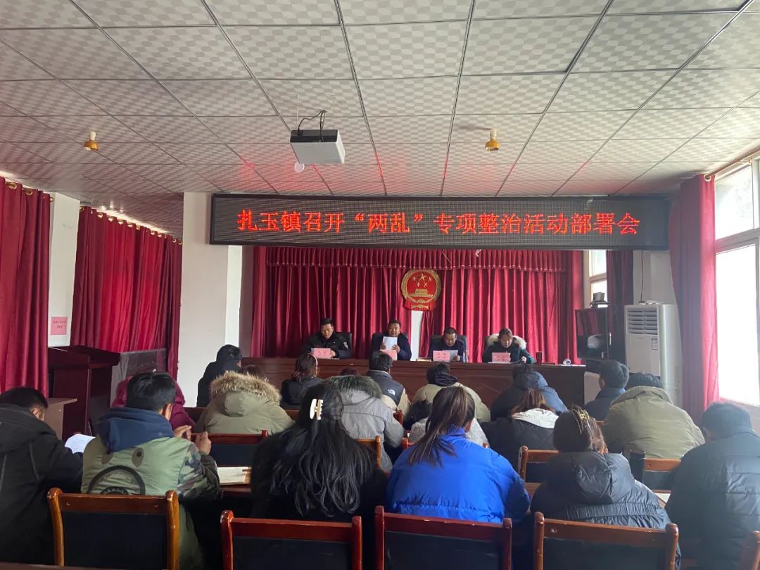 两乱专项整治左贡县旺达镇扎玉镇召开动员部署会